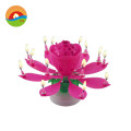 lotus candle double layer auto open up birthday candles